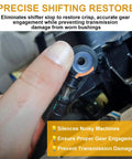 Close-up of Shifter Cable Bushing Repair Kit For 1997 2013 C5 Corvette installation in progress, precise gear engagement