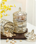 Premium Clear Glass Canisters For Coffee And Sugar, Wide Mouth Kitchen Storage Jars Sealing In Freshness with pistachios.