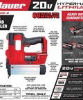Cordless 18 Gauge Brad Nailer Drives Up To 60 Fasteners Per Minute Ditch Air Hoses This Slim Body Tool, features easy side load magazine