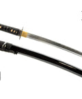 Unsharpened Aluminum Alloy Wakizashi Iaito for Iaido Training Sword with 21 inch blade and black scabbard