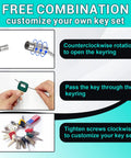 Instructions to customize All-in-One 115 Piece Full Range Master Equipment Keys Set for Heavy Machinery