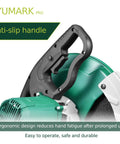 Anti-slip handle view of Powerful 2400W 3800RPM Chop Saw With 14 Inch Blade 45 Degree Adjustable Metal Cutting Angles