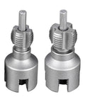 2pc Threader Set For PVC Pipes 1/2 And 3/4 Inch Opener With Electric Drill high hardness alloy tools for plumbing repairs