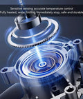 Fast As Lightning 2 Liter Electric Kettle With 1500 Watt Kickin Boiling Power Auto Shut Off And Dry Boil Protection stainless steel temperature control mechanism