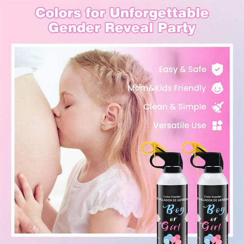 Hella Cool Gender Reveal Fire Extinguisher Two Pack With Corn Powder Smoke Goes Off At Your Baby Shower Wedding Or Birthday Party Guaranteed To Make A Huge Splash And Steal The Whole Show