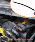 Ford F Series 6.7L Diesel Fuel Filter Tank Supply Line Connector Repair Kit 2011 2022 for F250 F350 F450 F550 installation view