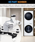 Heavy Duty Washer Drain Pump Assembly Built For Fast No Sweat Repairs On Household Machines displayed in modern laundry setup.
