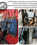 Heavy Duty Wheelbarrow Storage Bracket With Top Lift Latch 90 Lb Capacity Fits Most Wheelbarrows And Heavy Construction Carts Space Saver
