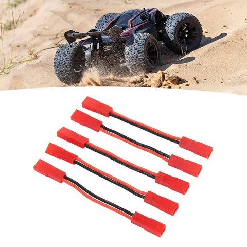 Beefy 30A Brushed Electronic Speed Controller With Brake Dual Way for small RC cars, showing JST interface cables, 5-pack
