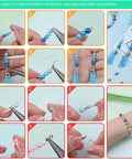 Butter Smooth Imitation Pearl Spacer Beads Kit With 10 Boxes Of 3 To 14 Mm Assorted Sizes for DIY jewelry making tutorials.