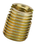 Self Tapping Thread Repair Inserts Kit For Furniture And Wood Carbon Steel 20Pcs M2 to M16 threaded insert close-up