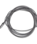 Heavy Duty Manganese Steel Drain Auger Snake Cable Tough As Nails To Bust Kitchen Sink And Bathtub Blockages Fast with coiled design.