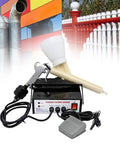 Heavy Duty Portable Electrostatic Powder Coating Machine With Adjustable Pressure Regulator For Slick Metal Finishes showcased with spray gun.