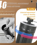 Manual Coffee Grinder With 40 External Adjustable Settings for Espresso, Pour Over, French Press, Conical Ceramic Burr Mill