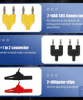 110 Pcs Automotive Circuit Test Lead Kit With Multimeter Probes featuring connectors and alligator clips for diagnostics