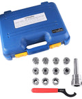 MT3 Shank ER32 Collet Chuck With 11Pc Collet Set and wrench in blue case