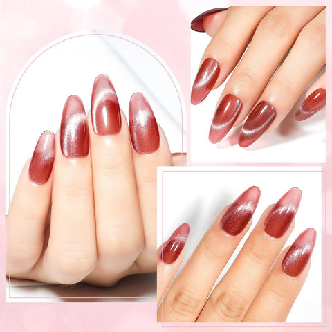 Cat Eye Gel Polish With Magnet 15ml Hema Free Vegan Cruelty Free Shimmer Glitter UV Gel For Nail Art DIY And Salon Long Lasting Shine