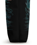 Side view of dragon boat design on Boat Racing Crew Tote Bag For Dragon Boat Fans, Training And Festival Ready Gear.