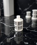 10 Pack White 8mm Household Hose Filters For Water Pumps And Sprayers on marble surface