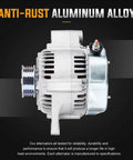 80 Amp 12V Alternator For 1999-2002 4Runner 3.4L, 2000-2004 Tacoma 3.4L, And 2000-2002 Tundra 3.4L Replacement, side view