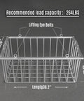 Heavy Duty Industrial Ultrasonic Parts Washer 81 Gallon Tank Uses Three Phase Power To Crush Stubborn Oil Grease And Coolant With Sick Deep Cleaning Performance Today stainless steel basket with lifting eye bolts and load capacity of 264 lbs
