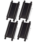 Four-pack of Six Inch Double Action Self Closing Swing Door Hinges Two Way Opening For Cafe Kitchen And Bar Doors Includes Pins And Screws