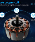 Pure copper coil in Beefy Industrial Sewing Machine Servo Motor With Controller And Foot Switch Brushless 110V 750W 1HP