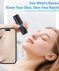 Pro Grade Skin Analysis Microscope With Stand For Home And Salon 1000X 1080P HD Wireless USB Camera for facial skin check