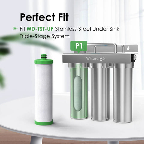 Under Sink PP Water Filter Replacement For Ultra Filtration System TST UF Fits WD TST UF Under Sink Unit Removes Rust Sand