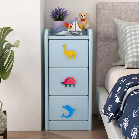 8 Pack Ocean Sea Animal Wooden Cabinet Knobs Set With Tiny Turtle Decor for nursery dresser