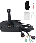 Aftermarket Replacement Remote Control For Mercury Outboard Engine 4 Stroke Side Mount 14 Pin 16.5 Ft Wire Harness With Pull To Open Right Hand Trim Switch Key And Flameout Rope