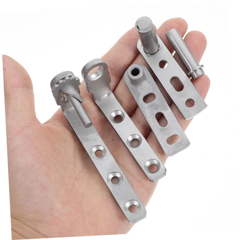 Hidden Door Hinges With Automatic Rebound For Concealed Bookcase Doors Stainless Steel Heavy Duty Pivot Hinges in hand