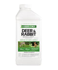 Deer And Rabbit Repellent Concentrate 40 Ounces Year Round Garden Spray For Plants Flowers Shrubs And Trees Long Lasting Bottle