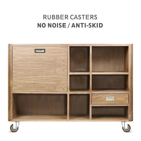 Heavy Duty Silent Rubber Swivel Caster Wheels Set Of Four Easy Mount Quiet Furniture Cart Upgrades With Stainless Bolts on furniture with anti-skid and noise reduction features.