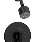 No-Fuss Single Handle Satin Nickel Shower Trim With 1-Spray Showerhead Secondary Volume Control Easy-Turn 1.5 GPM Flow