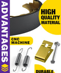 Beefed Up Brake Shoes Kit high-quality materials and CNC machined components for Club Car DS 1995-2026 and Precedent 2004-2026