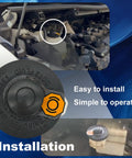 Durable Brake Master Cylinder Fluid Reservoir Cap Direct Fit For Toyota And Lexus Vehicles Installation Example