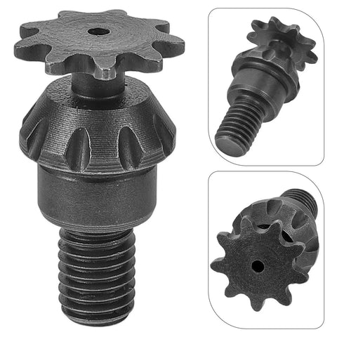 Durable Iron Transmission Gear Reduction Unit Packing Serious Gasoline Engine Kick And Tough As Nails Torque For Mini Bikes Atvs Trucks And Street Motorcycles gear part with a threaded base and star design.