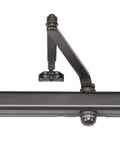8300 Series Statuary Bronze Door Closer With 25 Million Cycles Adjustable Spring Sizes 1 To 6 Tri Style Mounting Regular Top