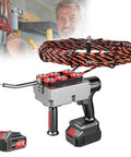 Automatic Wire Stringing Machine For Electricians Smooth Operator Cable Threader Wall Wiring Puller with cable and battery.