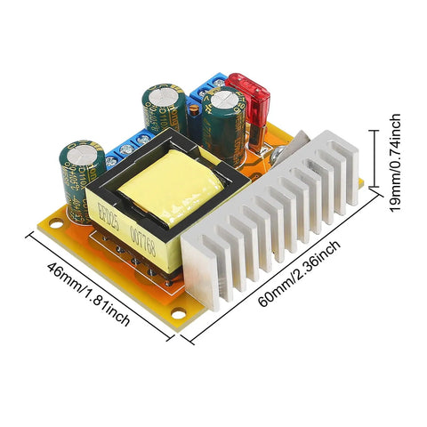 Beefy 2-Pack High Voltage DC-DC Boost Converter Module 8V-32V Input to 45V-390V Output with capacitors and heatsink