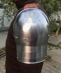 Rugged Medieval Pauldrons Shoulder Armor For Knights, Steel Armor For SCA And LARP, Four Plates Per Side