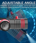Adjustable angle of 2000 Lumen Scuba Dive Light Beast Bright Rechargeable Underwater Headlamp With USB Charging IPX8 Waterproof Three Modes For Snorkeling Caving And Deep Sea Diving