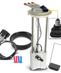 Chevy Silverado And GMC Sierra Fuel Pump Assembly With Pressure Sensor Sending Unit For 1999 Through 2004 4.3L 4.8L 5.3L 6.0L 8.1L V6 And V8 Engines Electric Fuel Pump Replacement