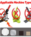 Go-To DIY Button Maker Refill Kit For Badge Presses 2x3 Inch Square Fridge Magnet Parts applicable machine types shown
