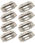 Pro Grade Metal Needle Plate Replacement For Garment Sewing Machines Alloy Feed Dog Plate With High Traction Feeding And Quiet Operation For Mass Production And Umbrella Rainwear, 8-pack metal
