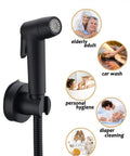Multipurpose usage diagram of Handheld Bidet Sprayer For Toilet With 59 Inch Anti Burst Hose Nylon Braided Inner Tube