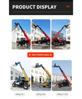 Heavy Duty Hydraulic Telehandler With Extendable Boom Loader Built Ridiculously Tough For Busy Work Sites displaying various models and lifting heights.