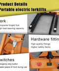 Dude, this electric stacker is legit awesome for your warehouse or workshop. Fork with high load-bearing capacity.