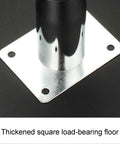 Up The Ante With Heavy Duty Steel Furniture Legs For Desks And Tables Round Cold Rolled Build with thickened square load-bearing base.